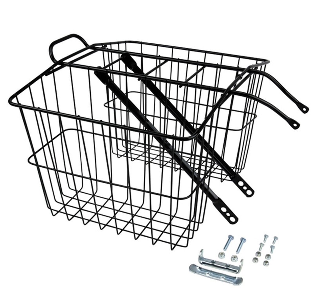 WALDバスケット BK Amazon | 【 WALD/ウォルド 520 Twin Rear Carrier Basket BK